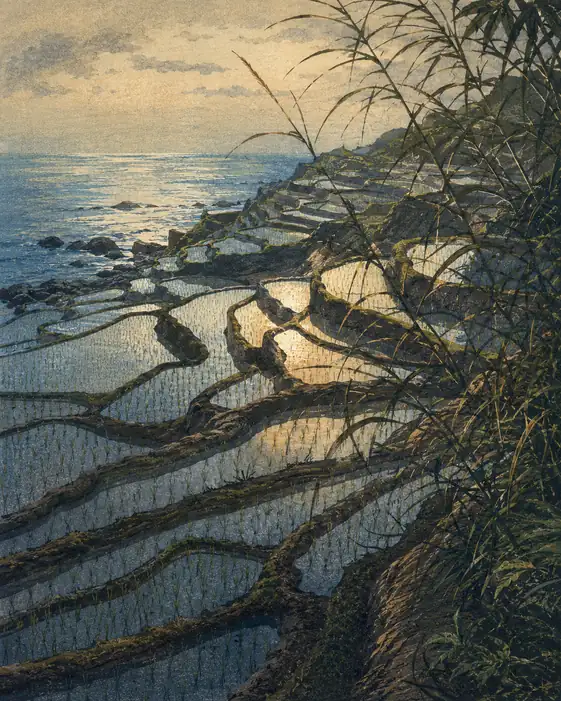 Steps to the Sun-Drenched Shore