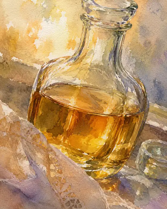 Golden Memories Wrapped in Lace