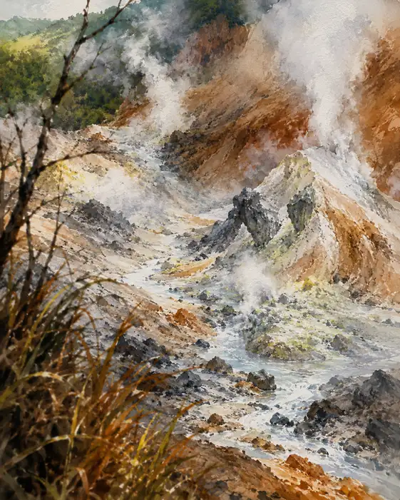 The Ever-Shifting Veils of Sulfur