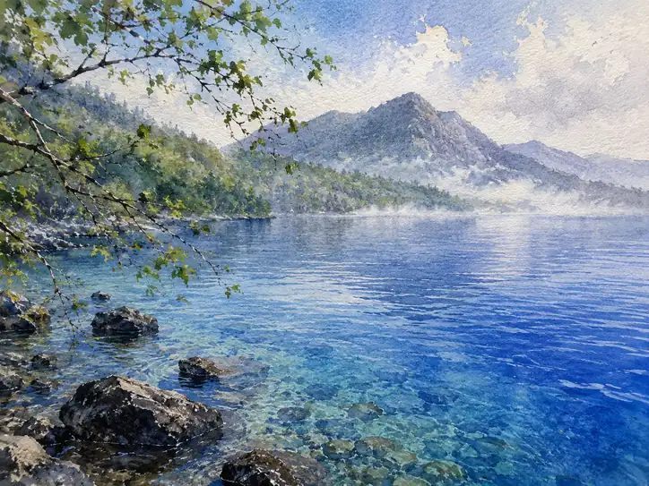 The Silence of Sapphire Depths