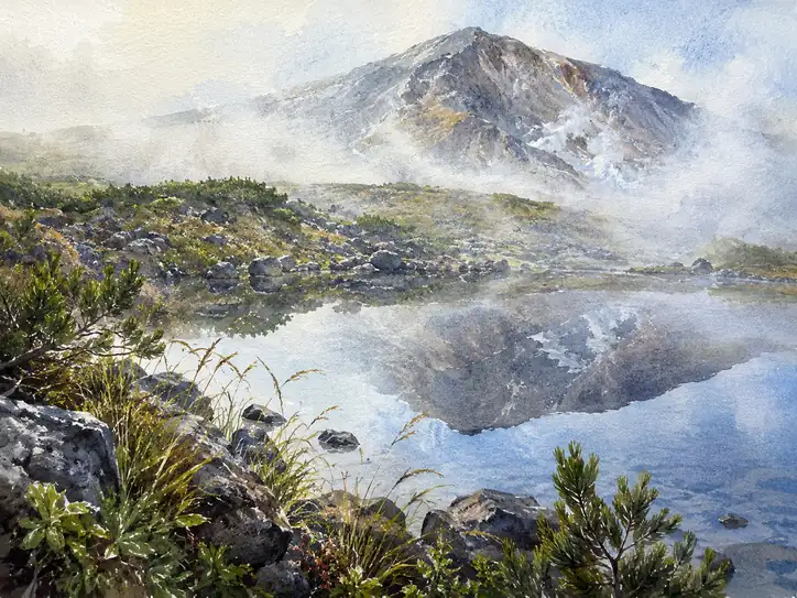 Whispering Mist and the Mirroring Peak