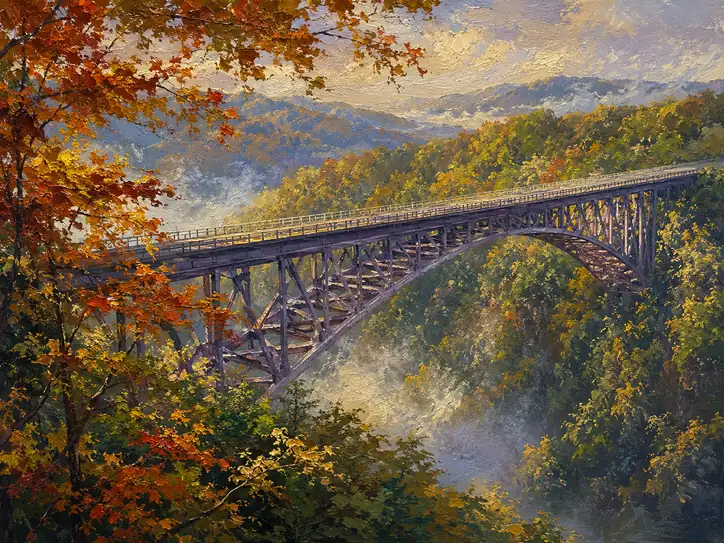 Arching Over the Golden Abyss