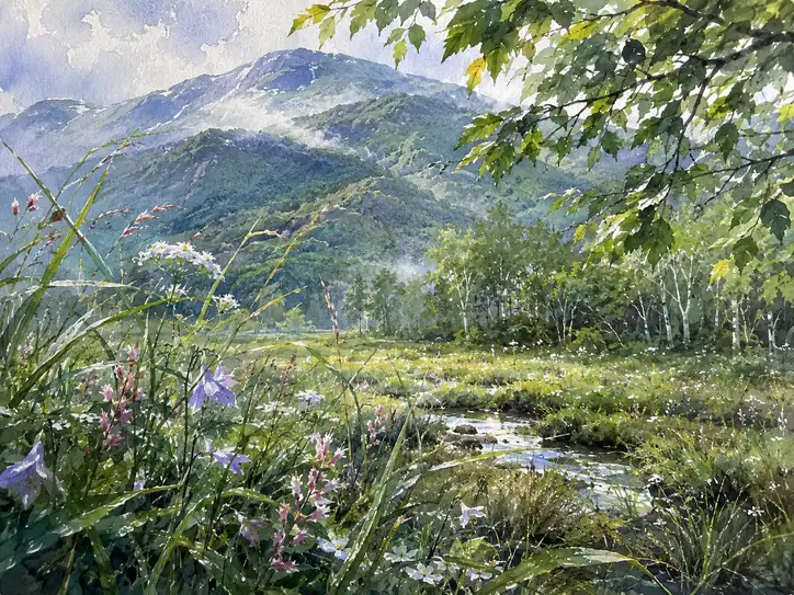 Whispers of the Meadow Stream