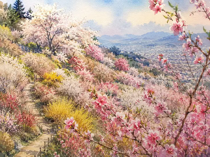 Spring Symphony on the Flower Slope
