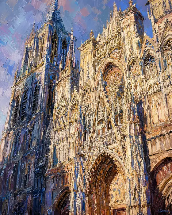 黄金の光に震える聖堂