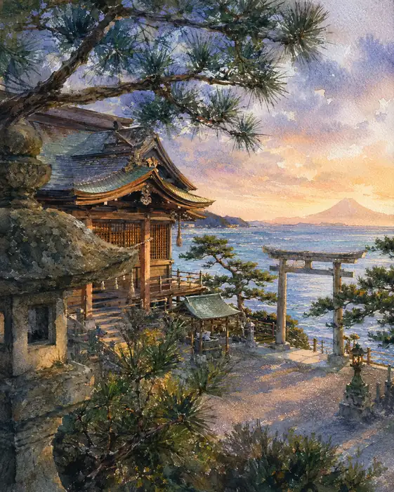 悠久の祈り、夕凪の向こうに
