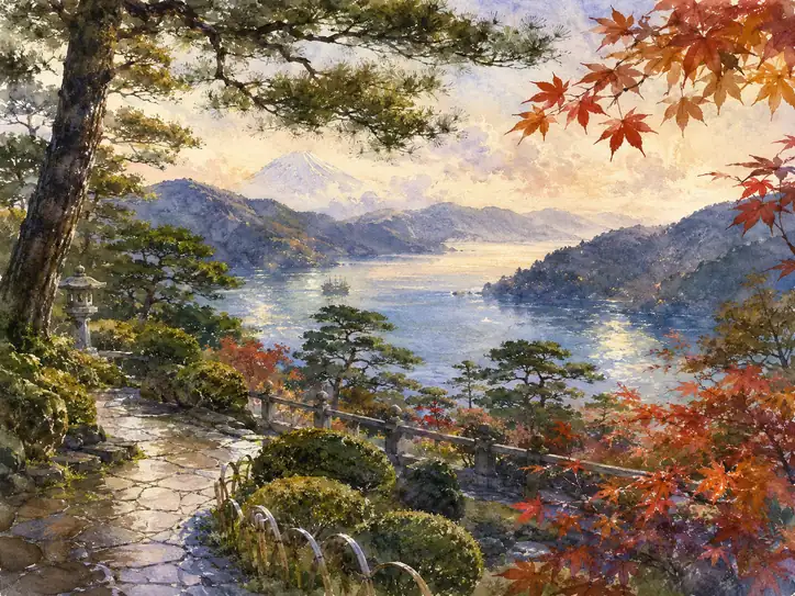 Eternal Silence in a Golden Frame