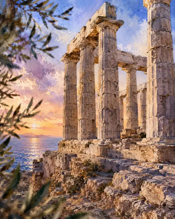Poseidon's Last Golden Gaze
