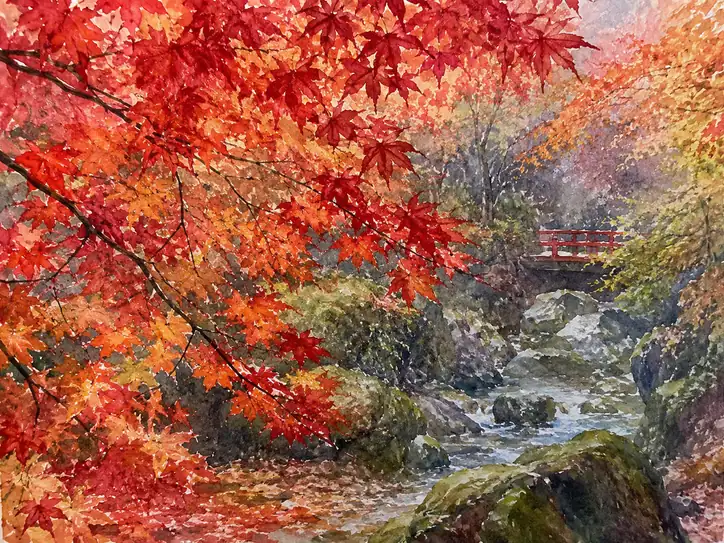The Path Where Autumn Lingers