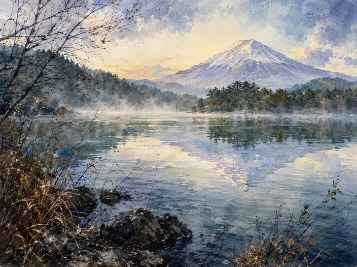 Silent Mirror of the Sacred Mountain