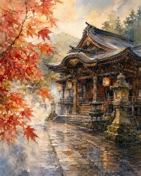 刹那の紅、不変の祈り