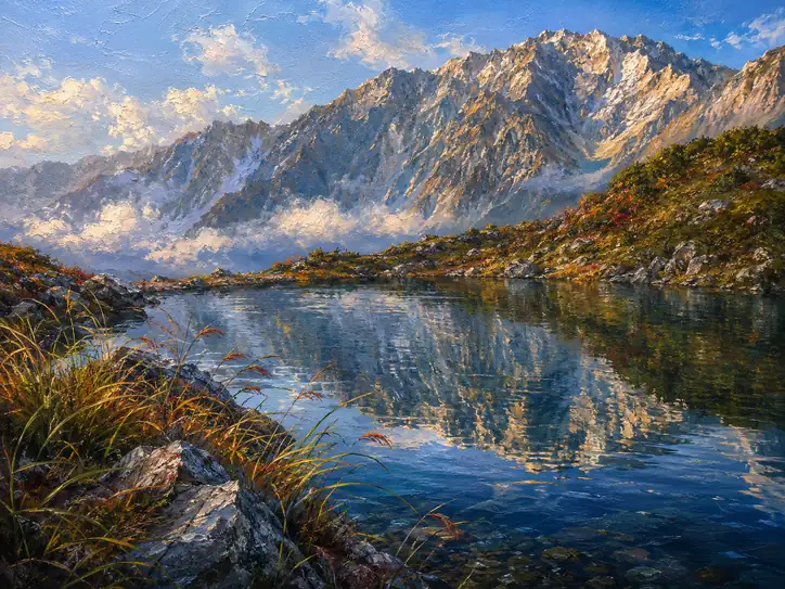 The Mountain's Eternal Reflection
