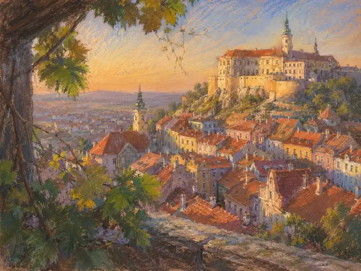 A Golden Dream of Red Roofs