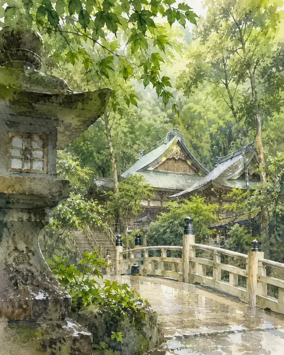 秘められた杜の静寂