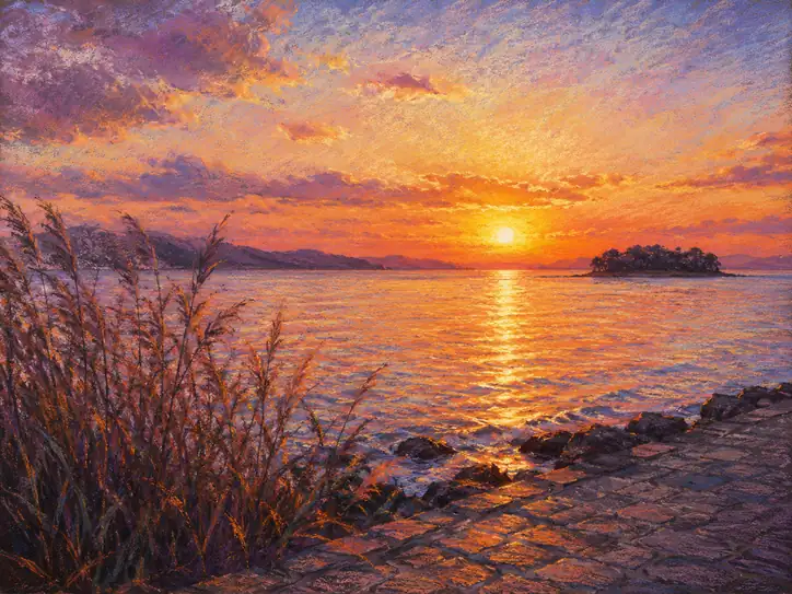 夕景に燃ゆる私の心