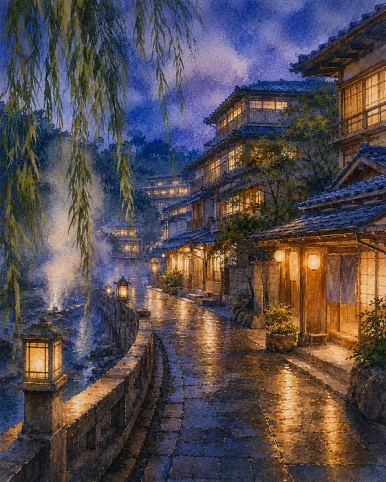 蒼い夕闇、魂の隠れ家