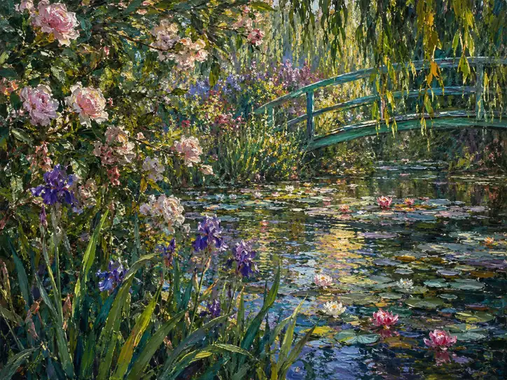 Symphony of the Sunlit Pond