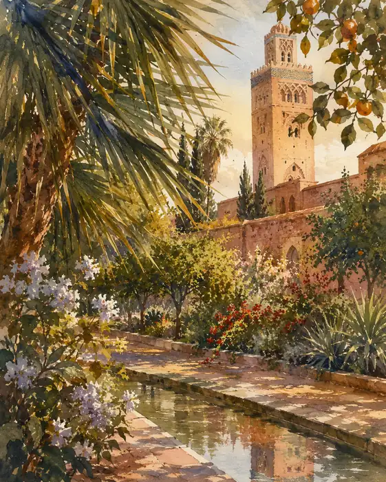 Reflection of the Sacred Oasis