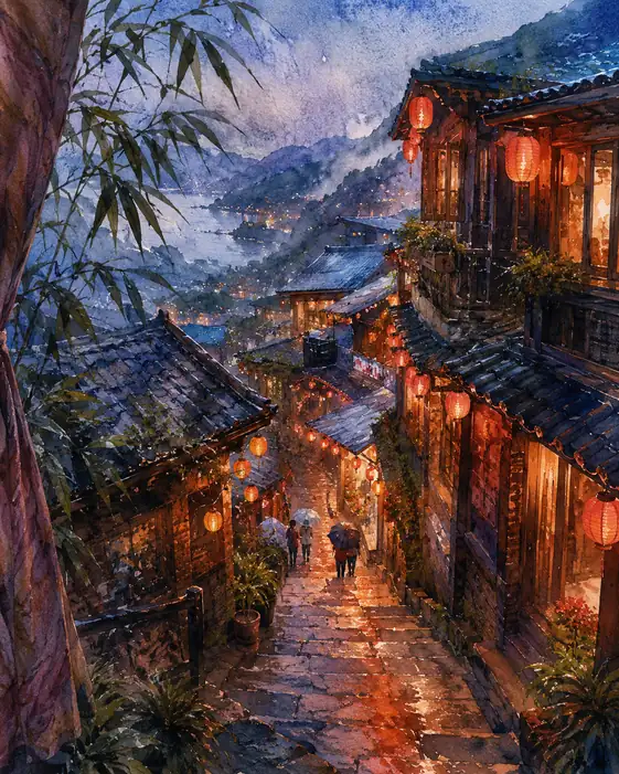 Whispers of a Rainy Twilight