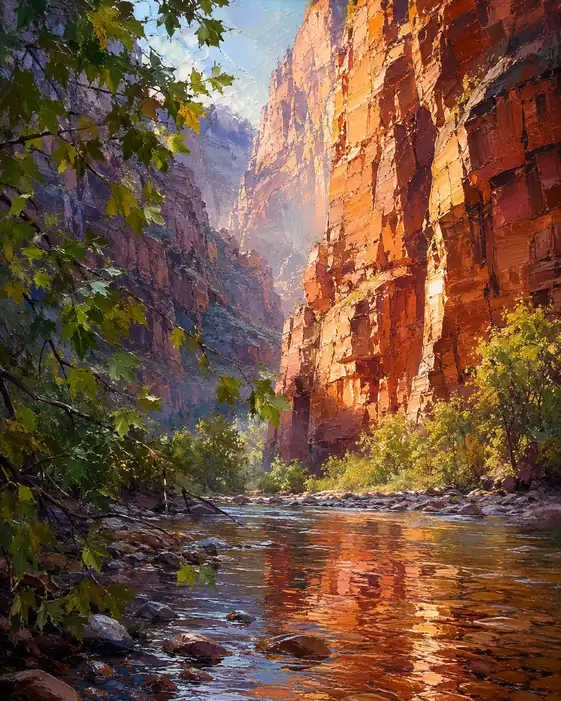 Symphony of Sunlit Stone