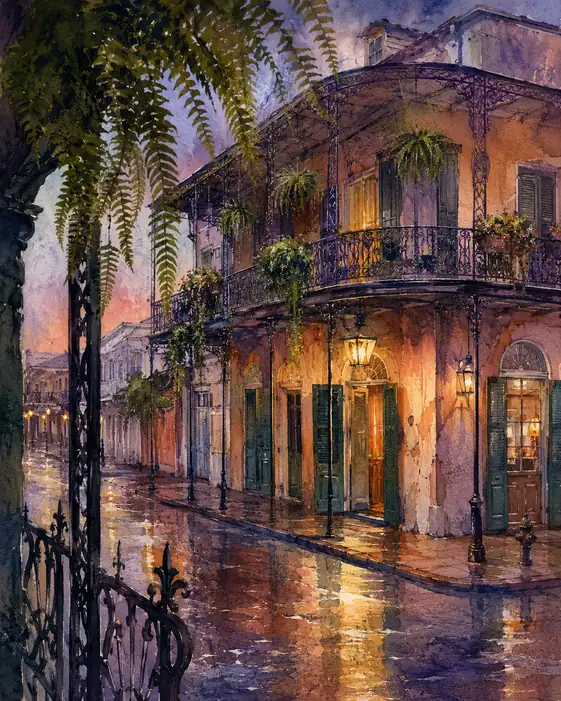 Where Twilight Whispers after Rain