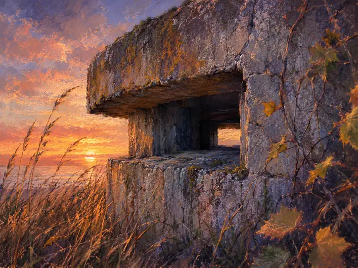 A Monolith's Golden Solitude
