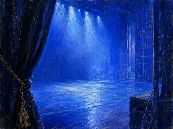 Anticipation in the Blue Void