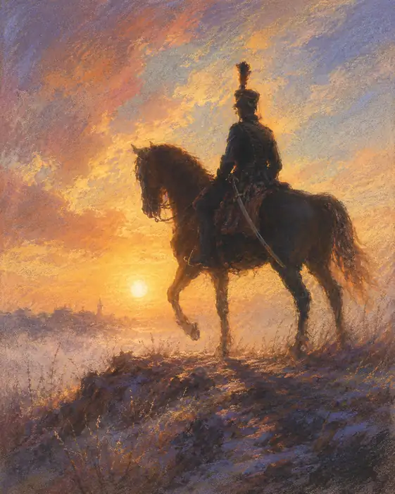 Quiet Resolve under the Blazing Sky