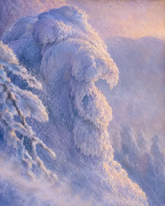 Silent Breath in the Frozen Dusk