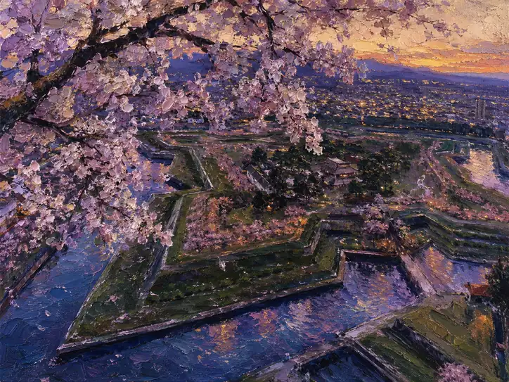 A Starry Night in Cherry Blossom Dreams