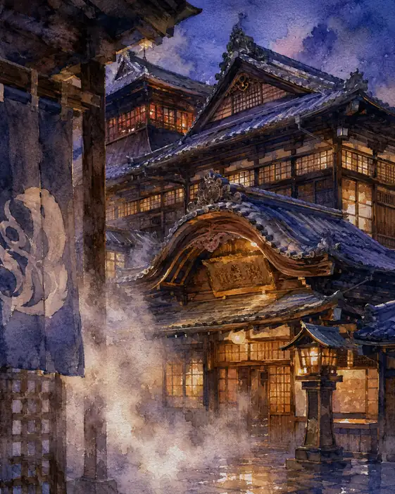 Warmth Wrapped in Indigo Night