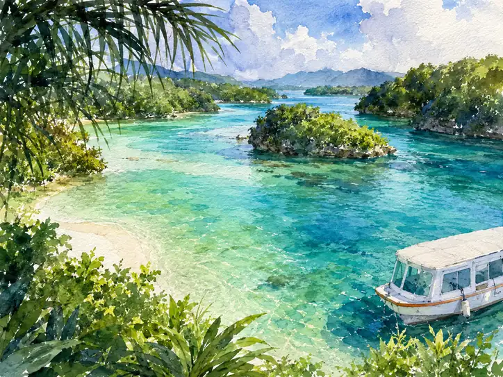 Drifting on Emerald Light