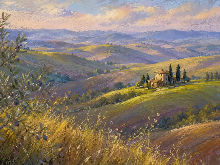 When the Tuscan Hills Wake Up