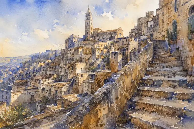 Steps Leading to the Sky of Stone