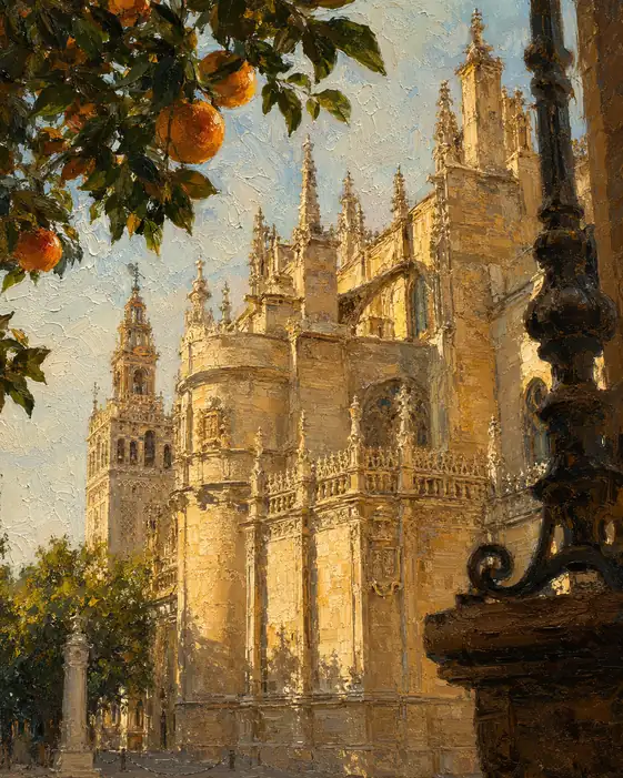 Scent of Orange in the Golden Light