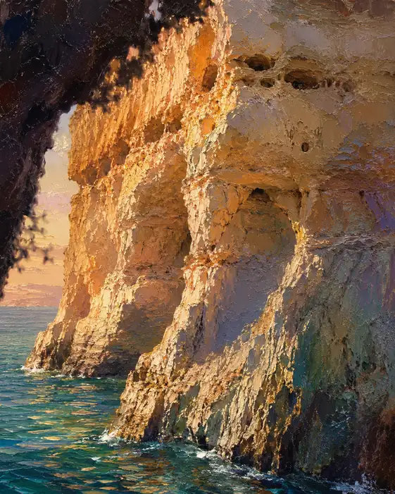 Where the Sun Carves Eternity