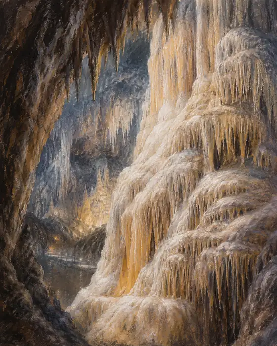 The Golden Cathedral of Subterranean Time