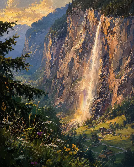 The Rainbow's Promise in the Valley
