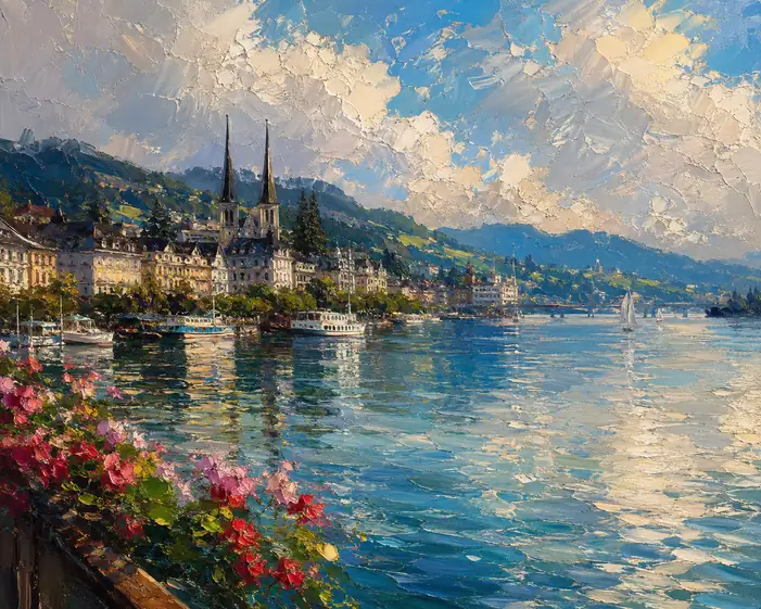 Where the Lake Whispers to the Flowers