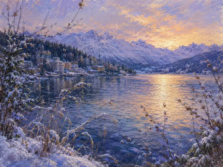 Golden Hearth in the Silent Snow
