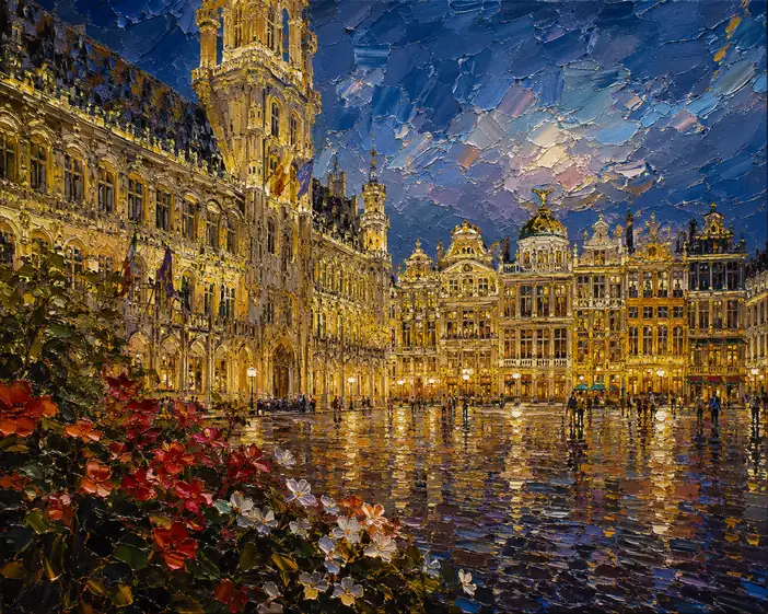 Nocturne of the Golden Plaza