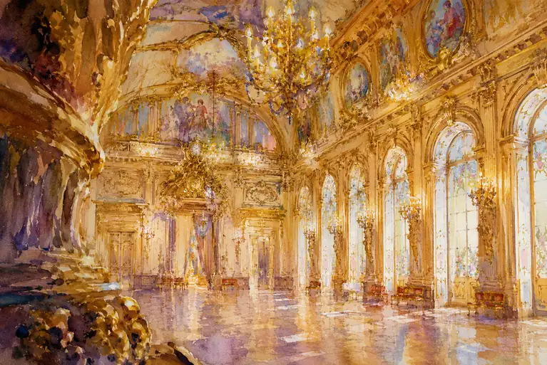 Where Gold and Violet Dance