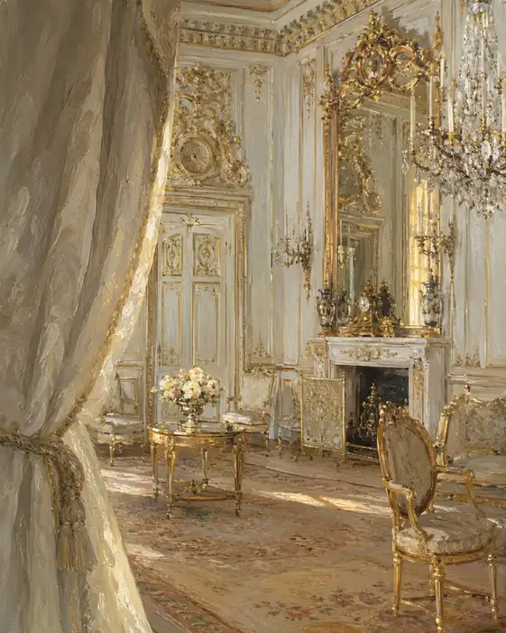 Whispers of a Sunlit Salon