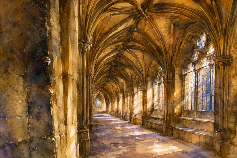 Cloister of Silence Woven by Light