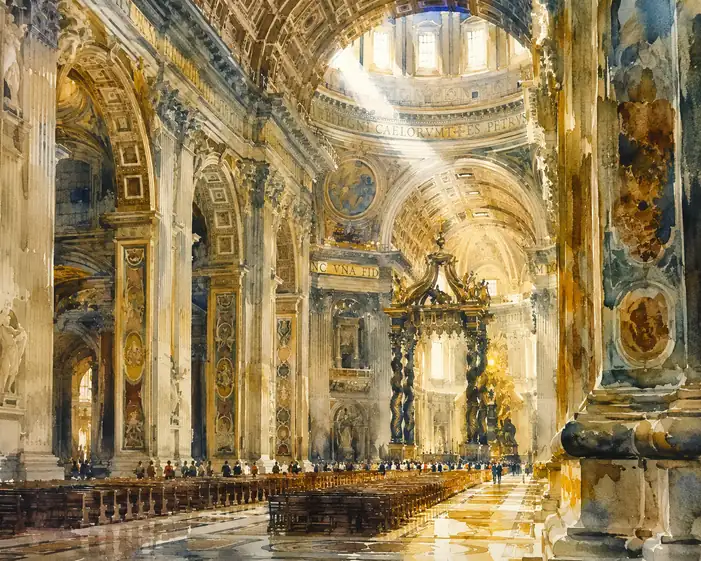 Whispers of Light in the Silent Cathedral