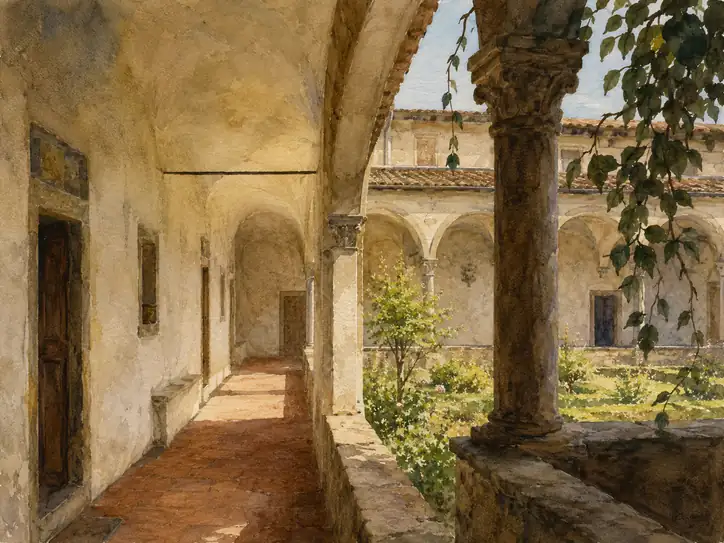 Light in the Cloister's Shadow