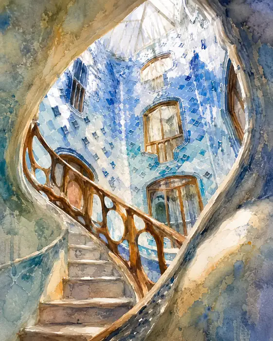 The Deep Blue Spiral