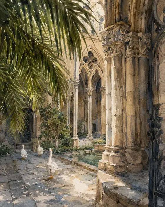 The Courtyard that Forgot Time