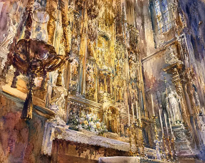 Whispers of the Golden Retable
