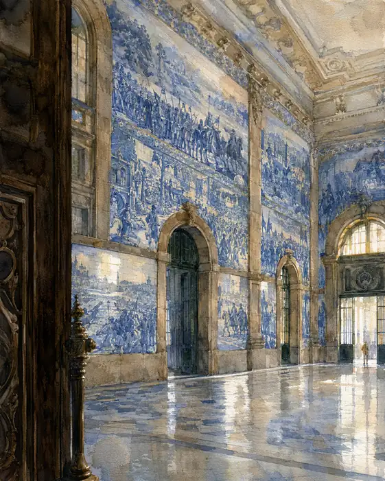 Reflections of Azulejo and Silence